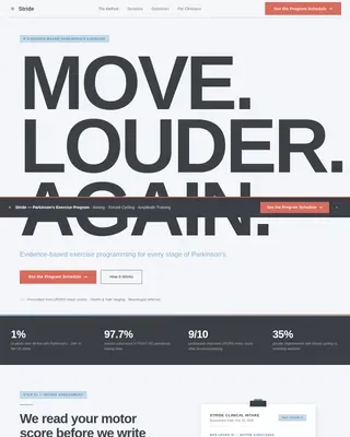 Clinical Movement Therapy Landing Page Template