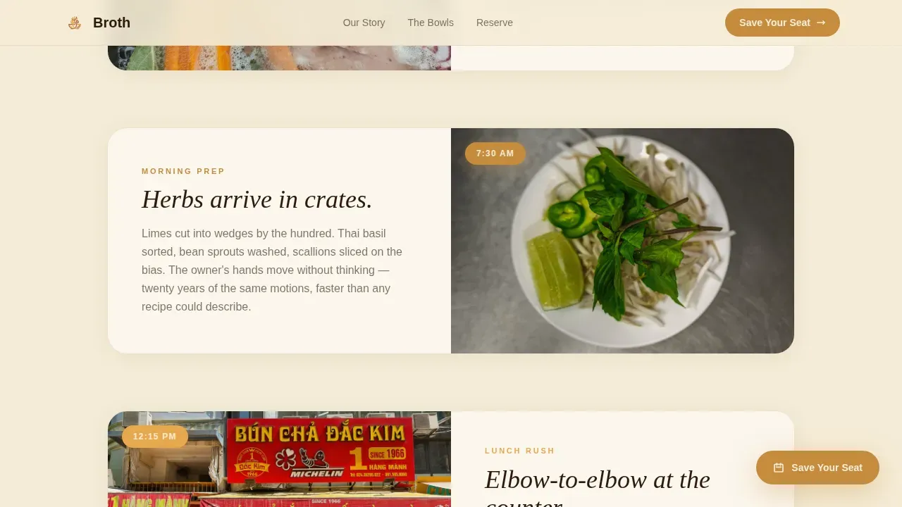 Advanced Regional & Ethnic Restaurant Professional Website Template