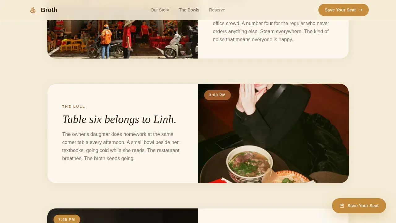 Advanced Regional & Ethnic Restaurant Professional Website Template