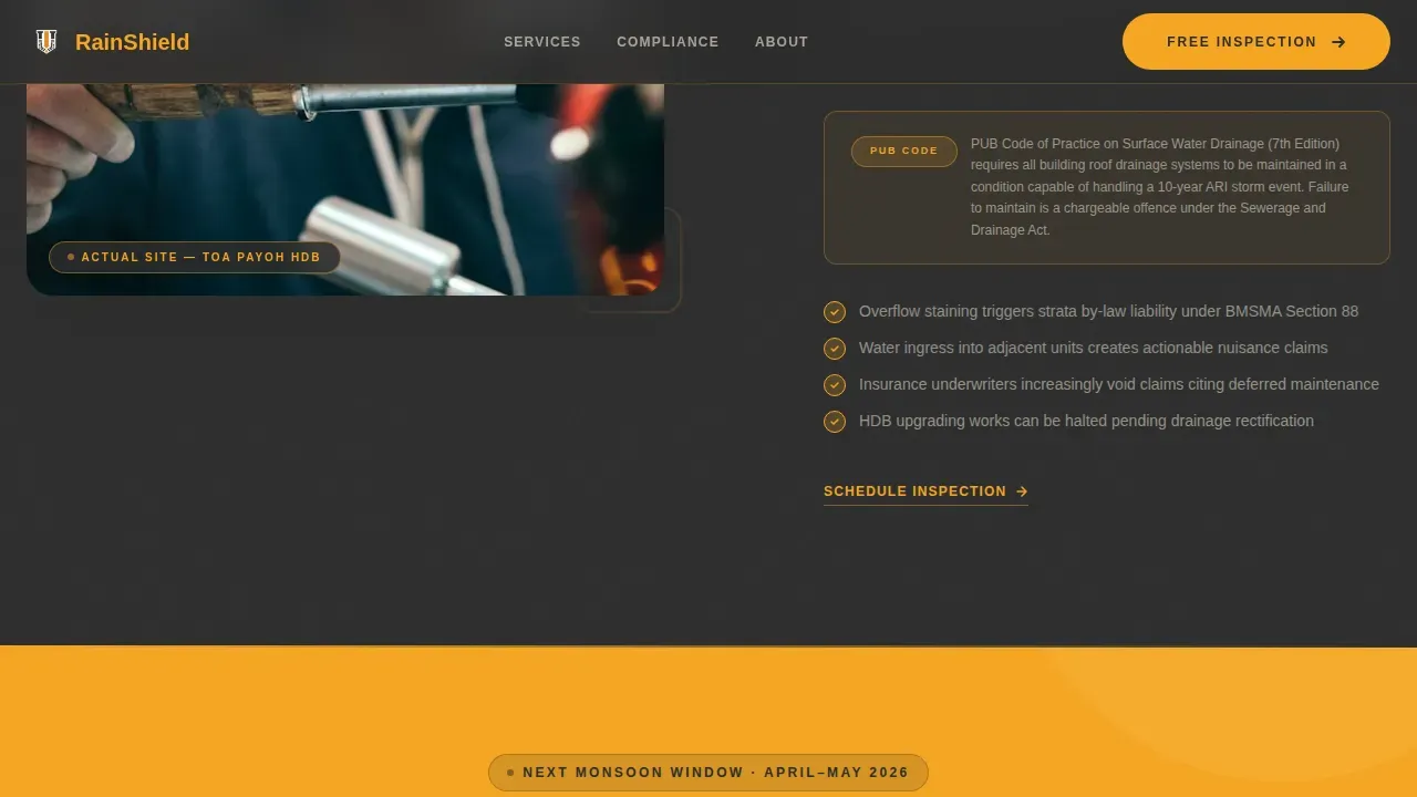 Certified Gutter Protection Landing Page Template