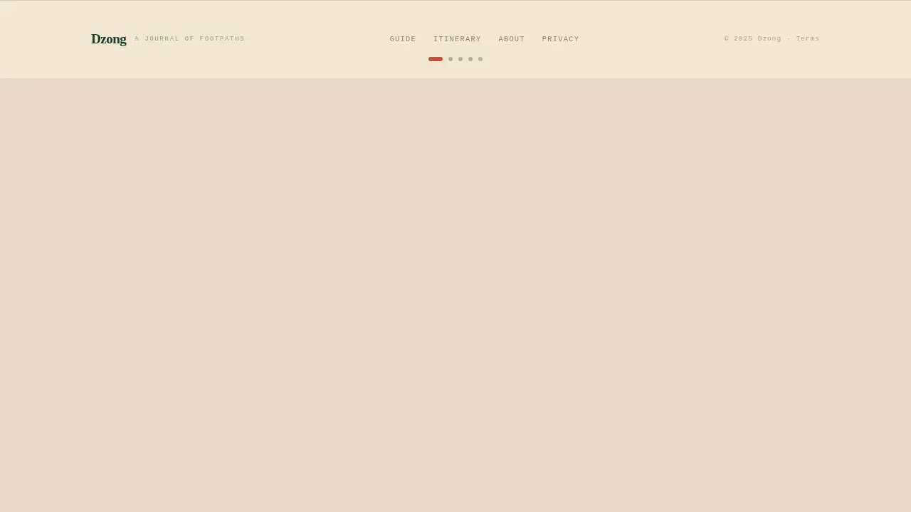 Curated Himalayan Adventure Landing Page Template