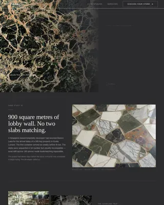 Marble Products & Portfolio Website Template