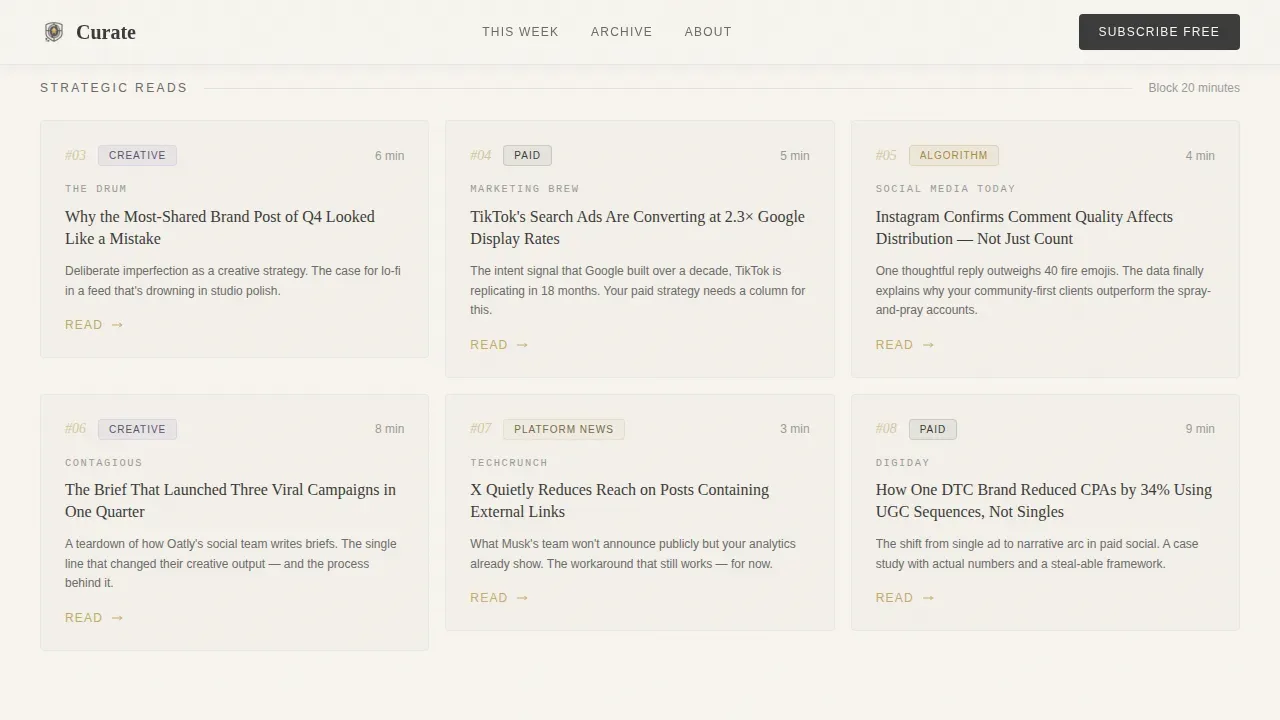 Strategic Digital Marketing Landing Page Template