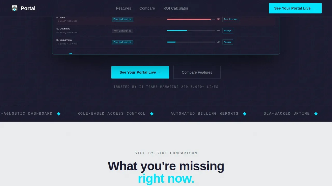 Instant Telecom Solutions Landing Page Template