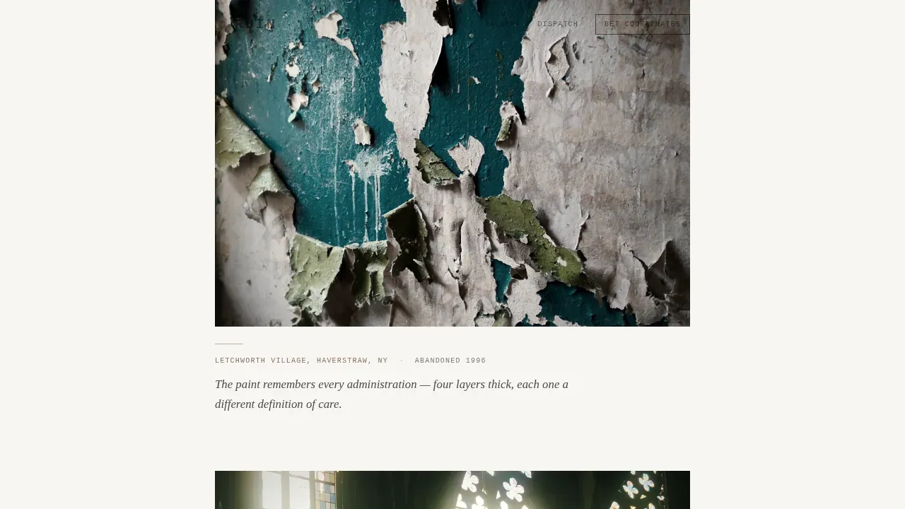 Urban Exploration Photography | Free Website Template | Rocket
