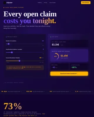 Restaurant Software Pricing Website Template
