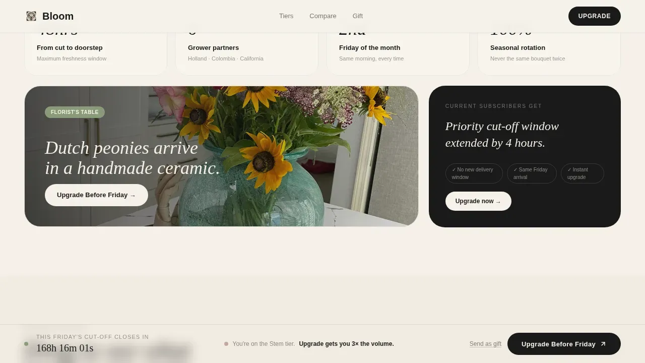 Florist & Plant Shop Booking Website Template