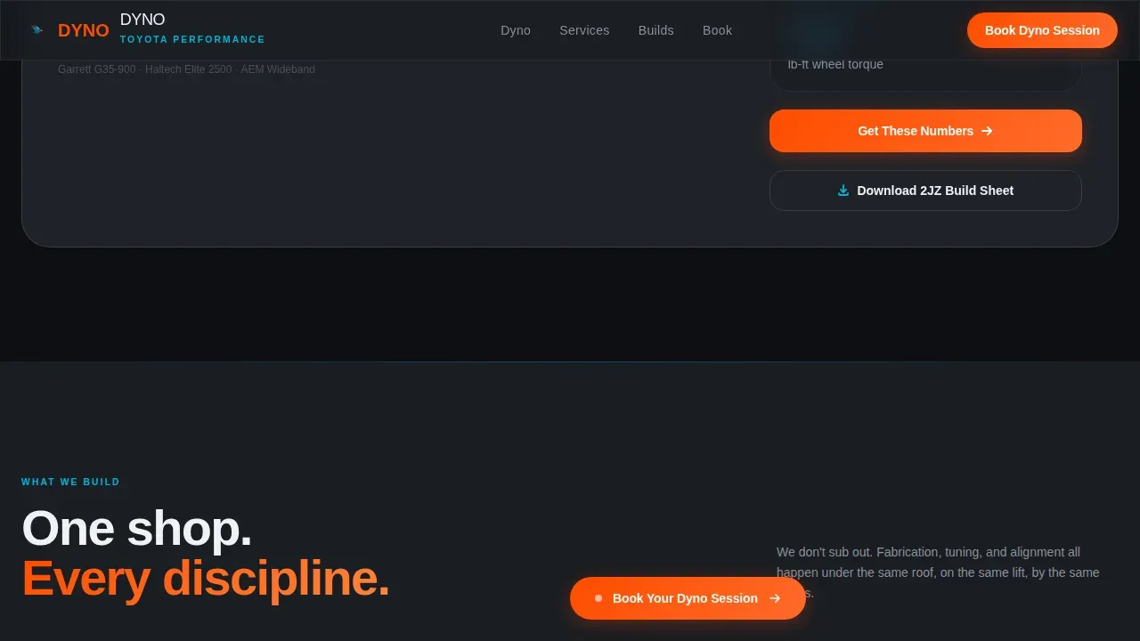 Premium Automotive Performance | Free Website Template | Rocket