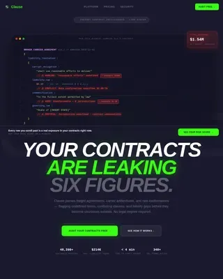 Logistics Software Comparison Website Template