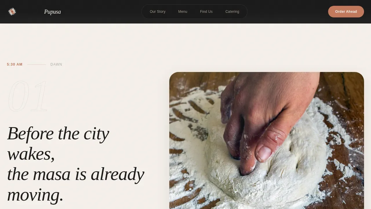 Food Truck Landing Page Template | Artisan Street Food