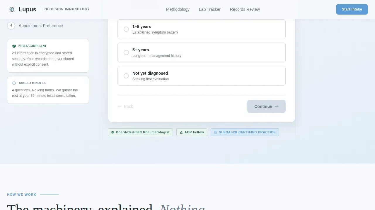 Precision Care Specialist Clinic Landing Page Template