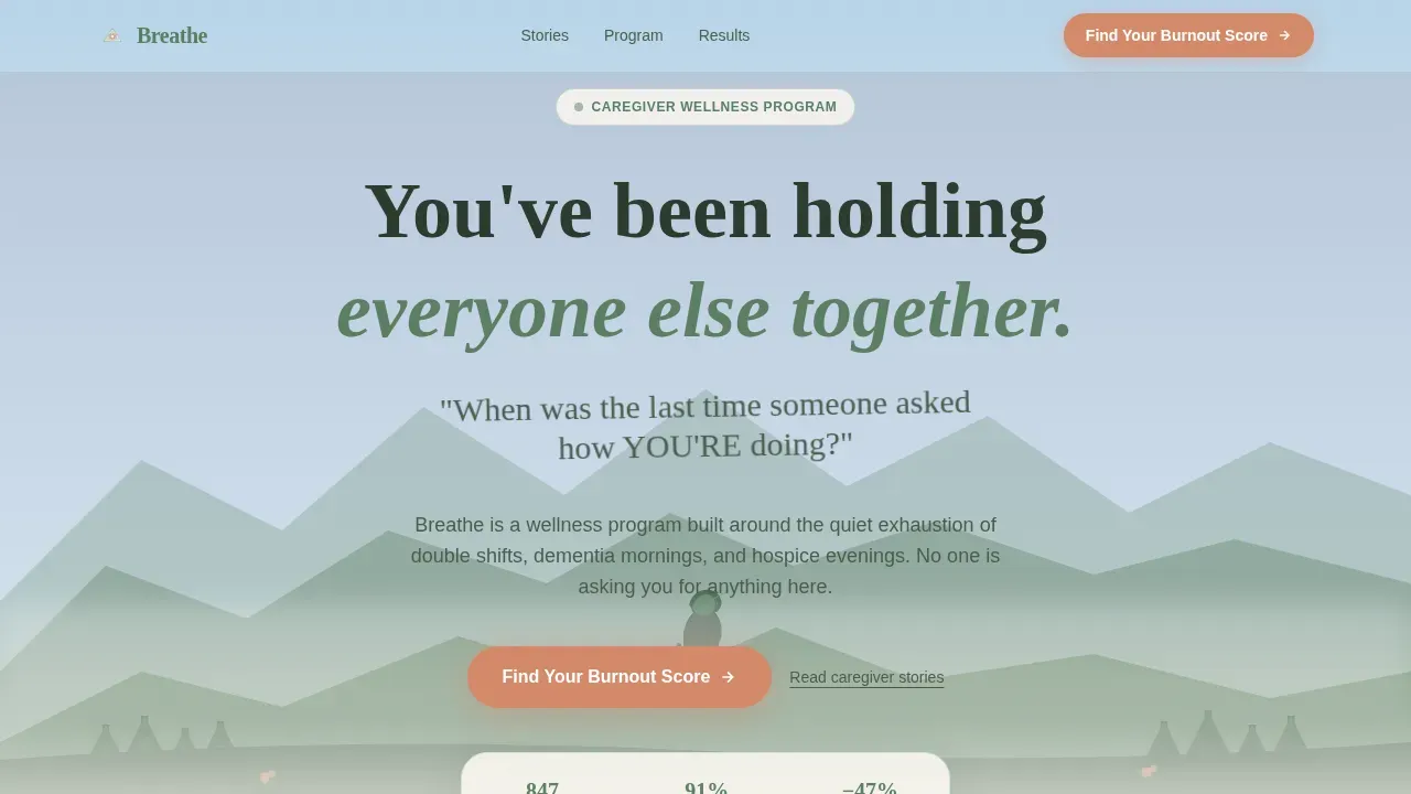 Specialized Wellness Programs Professional Website Template