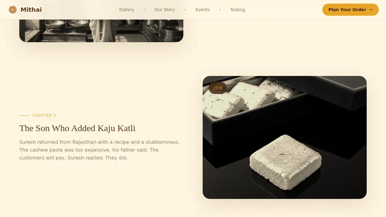 Regional & Specialty Restaurant Professional Website Template
