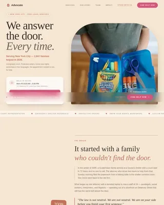 Community Hearth Human Rights Direct Service Provider Landing Page