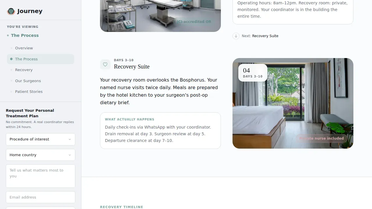 Expert Medical Tourism Landing Page Template