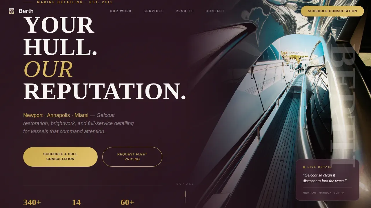 Specialty Cleaning Professional Website Template