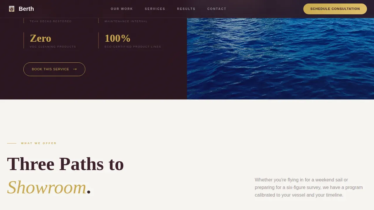 Specialty Cleaning Professional Website Template