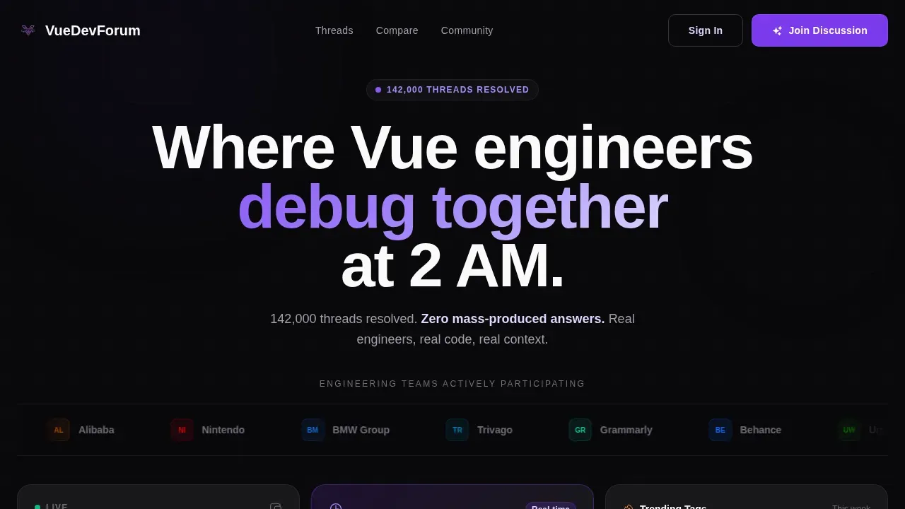 Elite Vue Developer | Free Website Template | Rocket