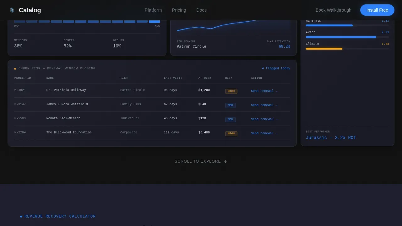 Museum Vertical SaaS Cost Estimator Website Template