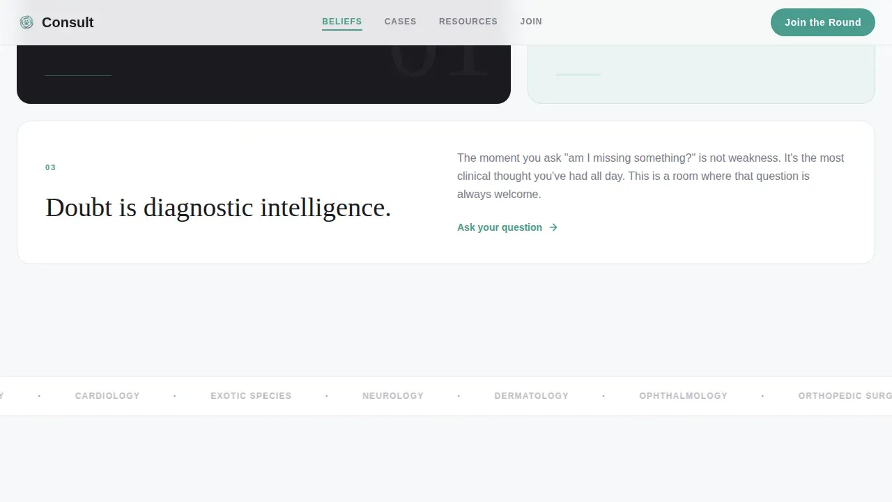 Expert Veterinary Roundtable Landing Page Template