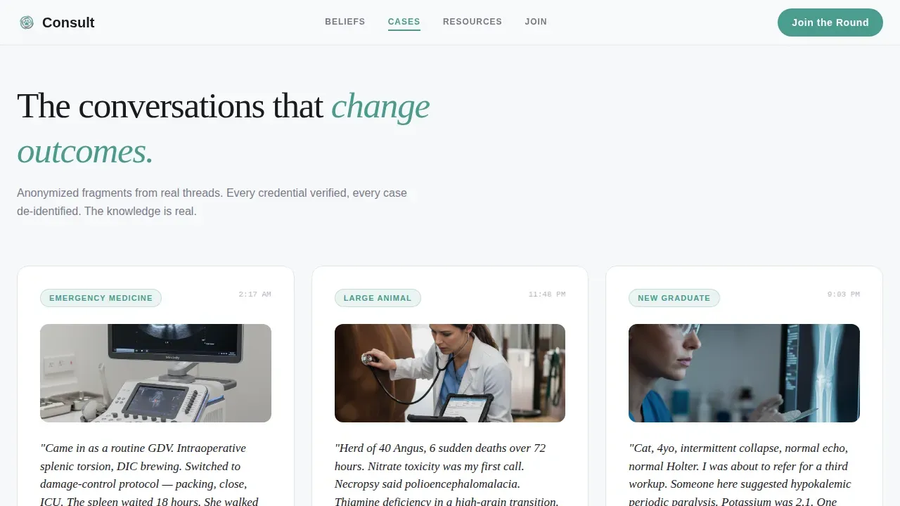 Expert Veterinary Roundtable Landing Page Template