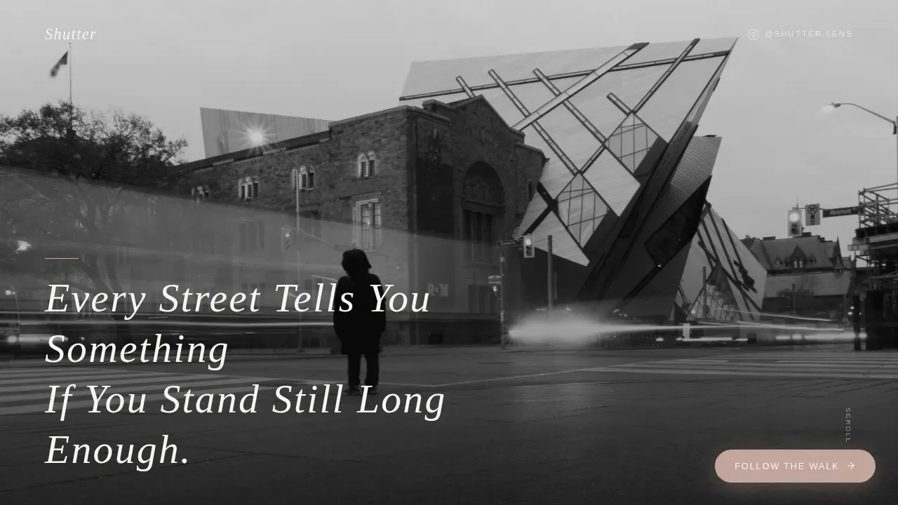 Atelier Street Photography | Free Website Template | Rocket