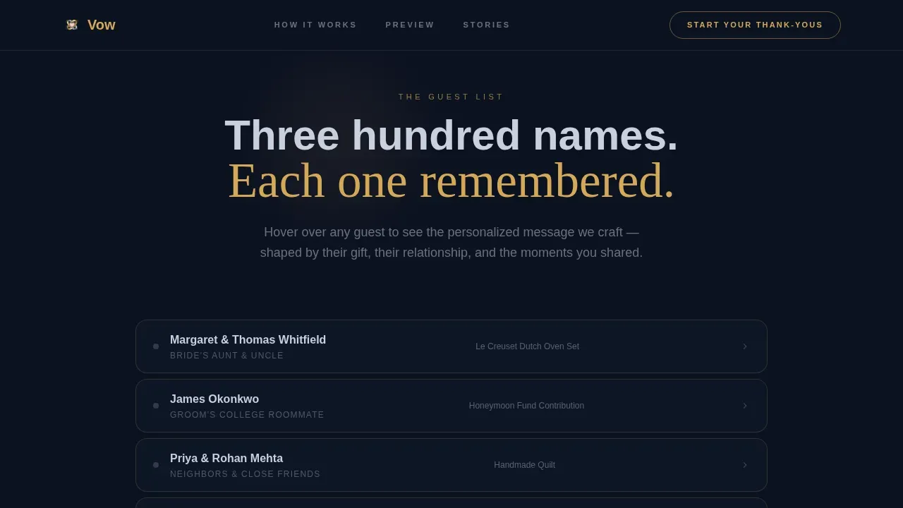 Animated Wedding Card Landing Page Template
