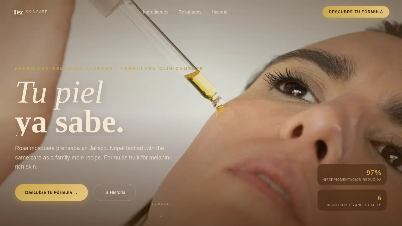 Ancestral Heritage Skincare | Free Website Template | Rocket