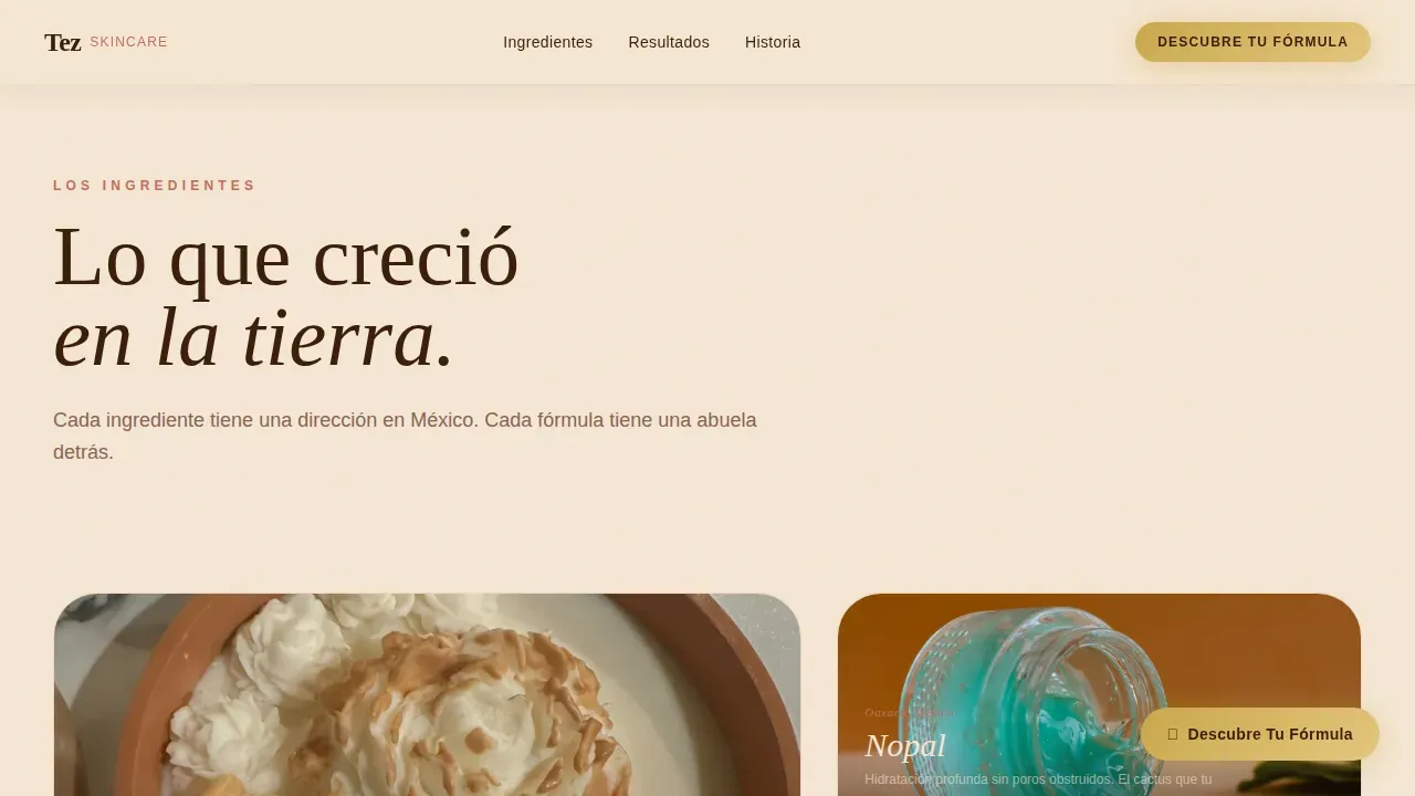 Ancestral Heritage Skincare | Free Website Template | Rocket