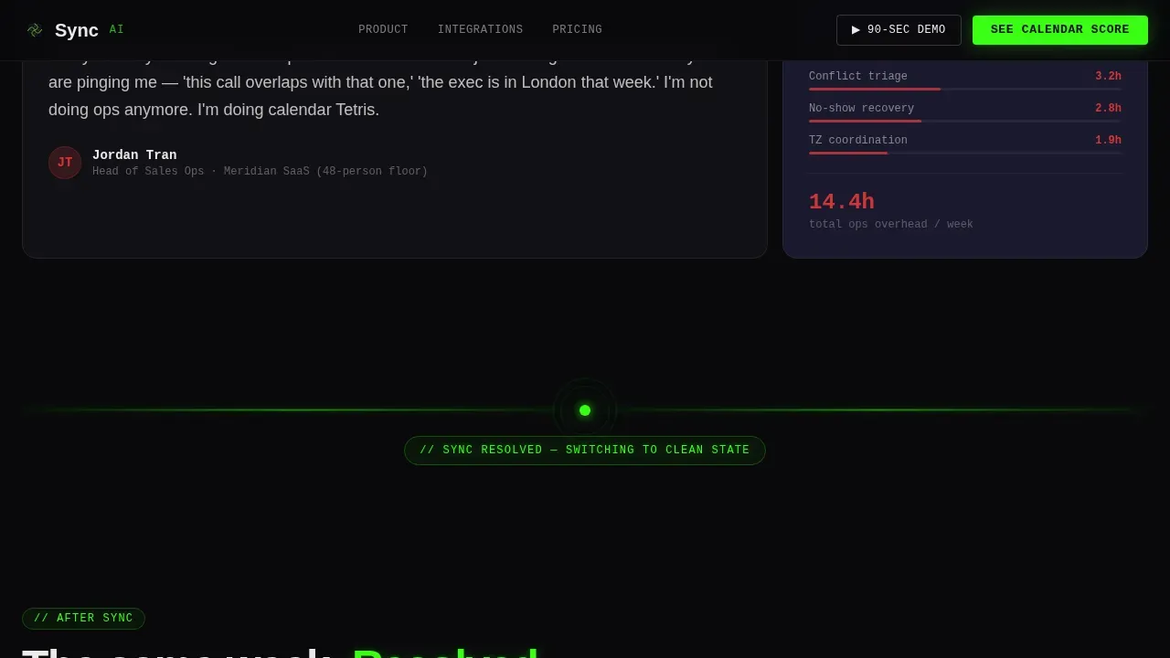 AI for SaaS B2B Professional Website Template