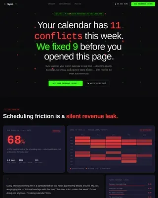 AI for SaaS B2B Professional Website Template