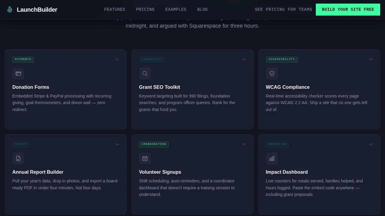 Build Relentless Websites Landing Page Template