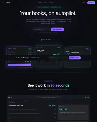 Software & SaaS Specialist Professional Website Template