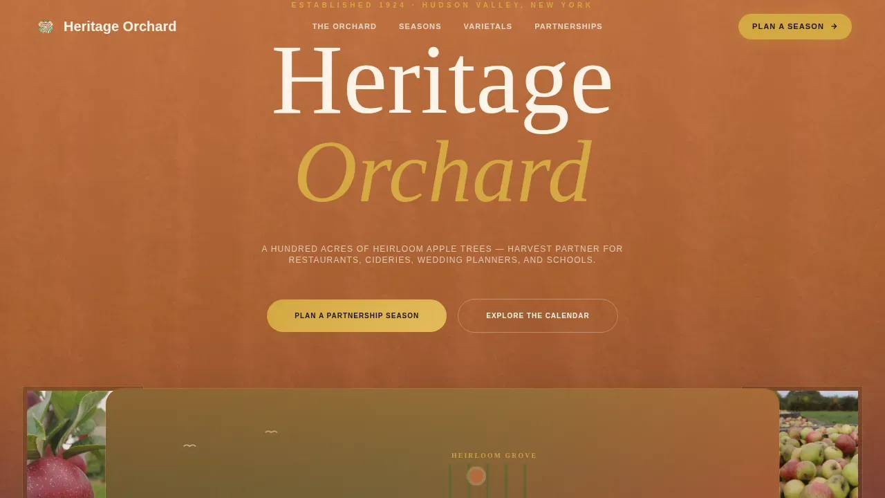 Agri-Tourism & Farm Experience Portfolio Website Template