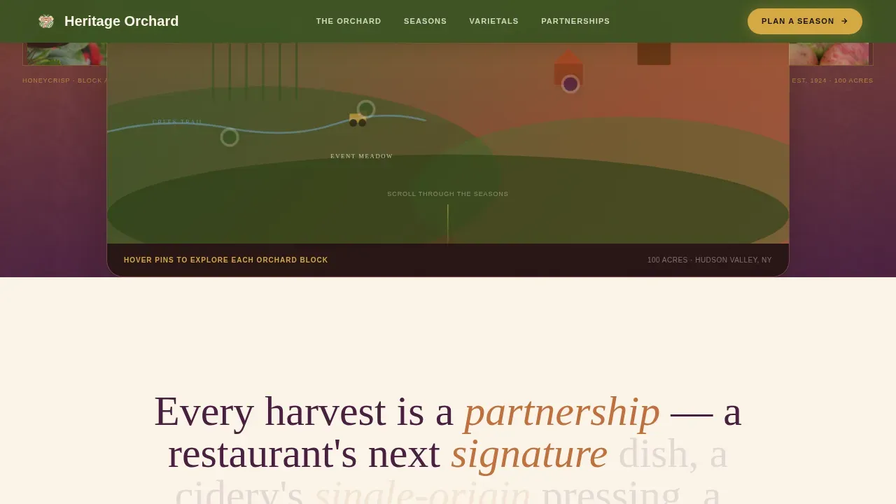 Agri-Tourism & Farm Experience Portfolio Website Template