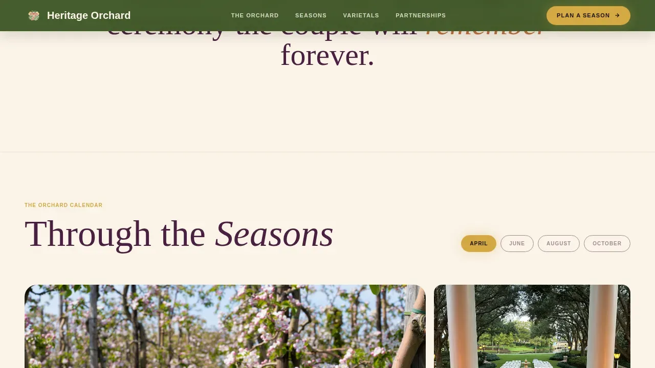 Agri-Tourism & Farm Experience Portfolio Website Template