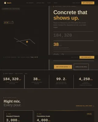 Stats-First Supplier Landing Page Template