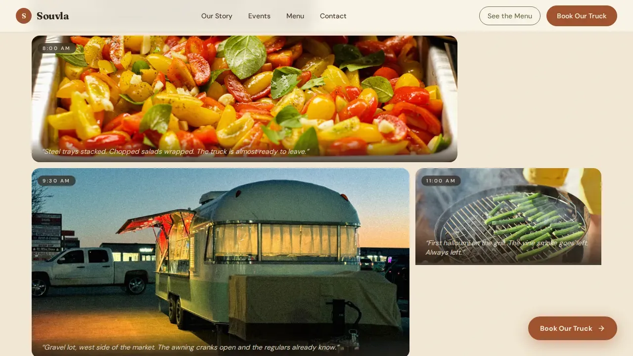 Authentic Mediterranean Cuisine Landing Page Template