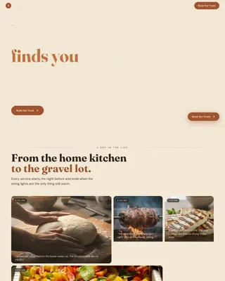 Authentic Mediterranean Cuisine Landing Page Template