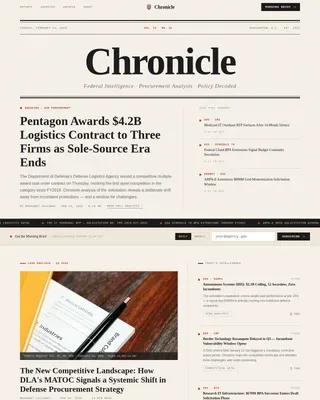 Authoritative Intelligence Briefing Landing Page Template