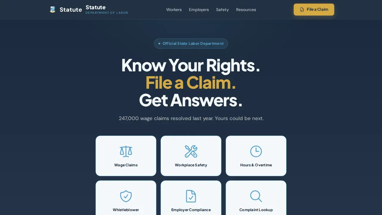 Comprehensive Legal Resources Landing Page Template