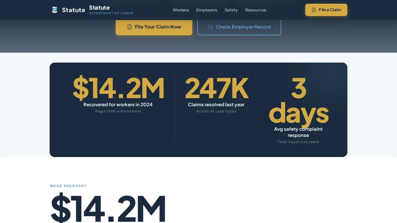 Comprehensive Legal Resources Landing Page Template