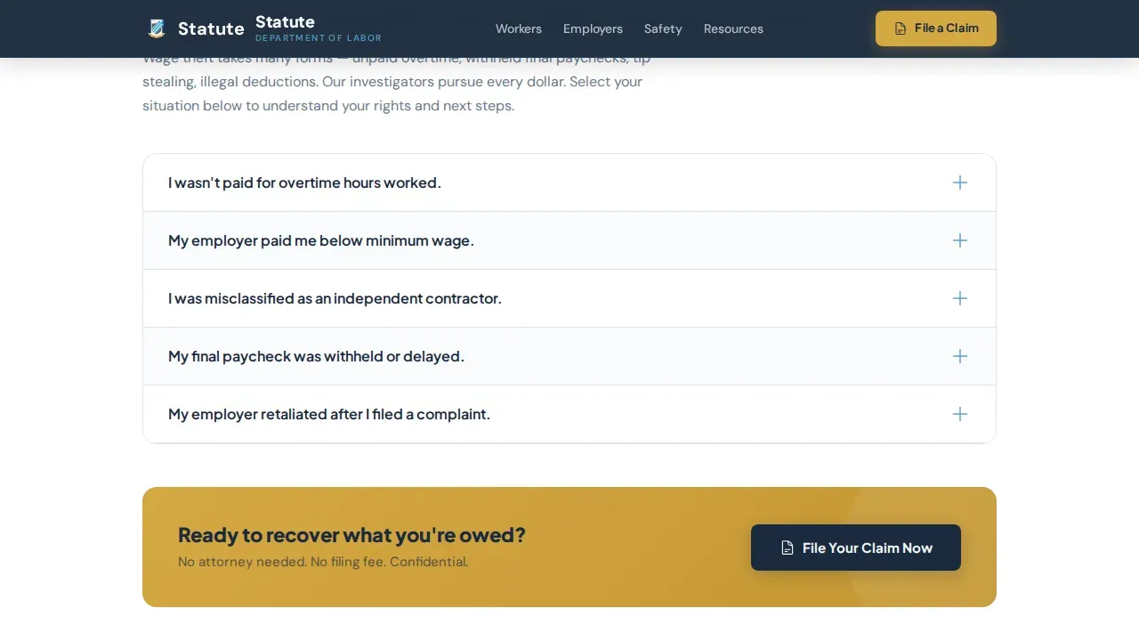 Comprehensive Legal Resources Landing Page Template