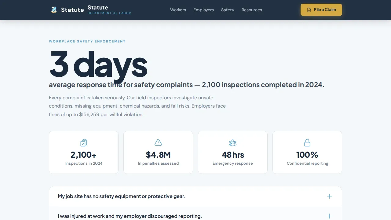Comprehensive Legal Resources Landing Page Template
