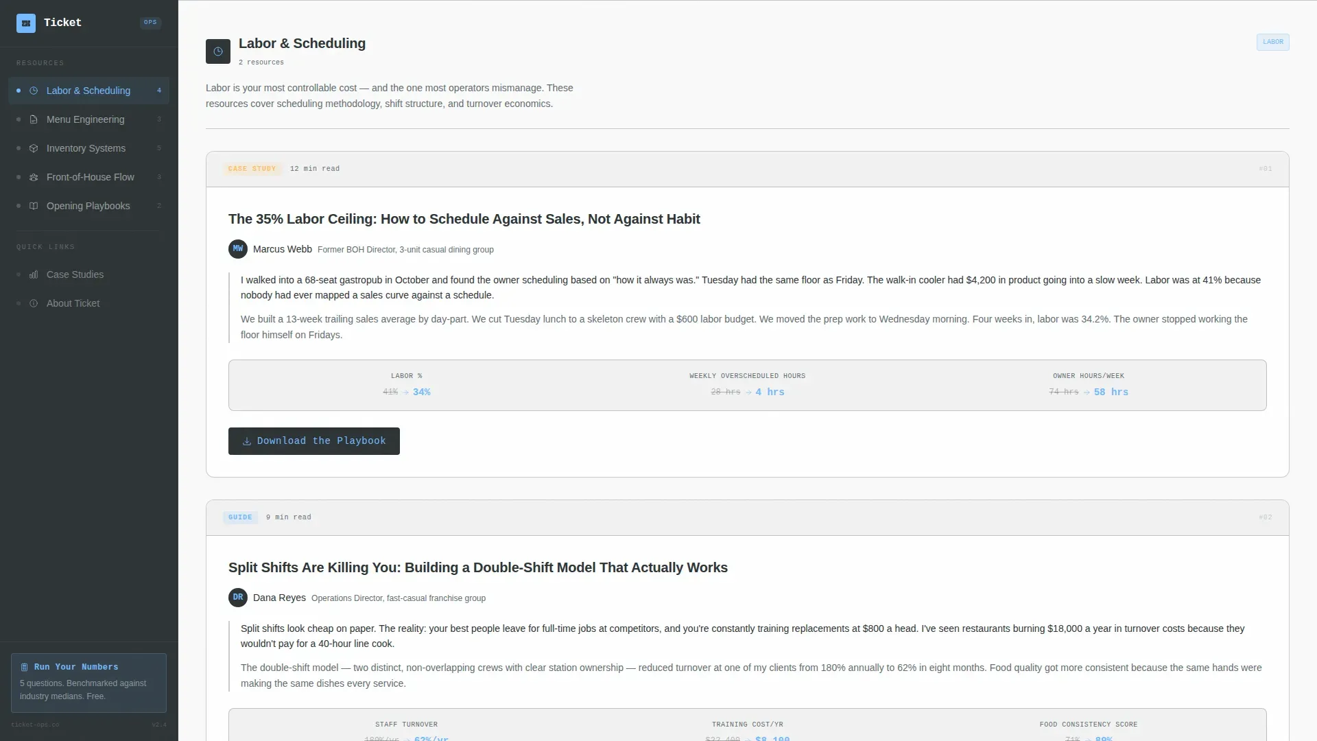 Restaurant Consulting Professional Website Template