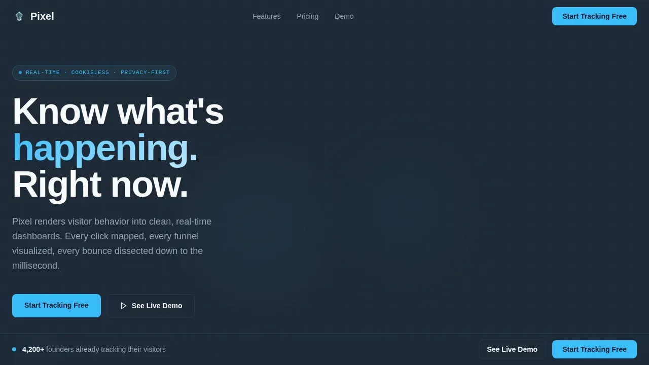 Data & Analytics Professional Website Template