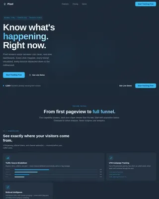 Data & Analytics Professional Website Template