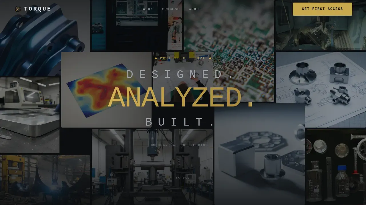 Mechanical Engineer Profile Pre-Launch Website Template