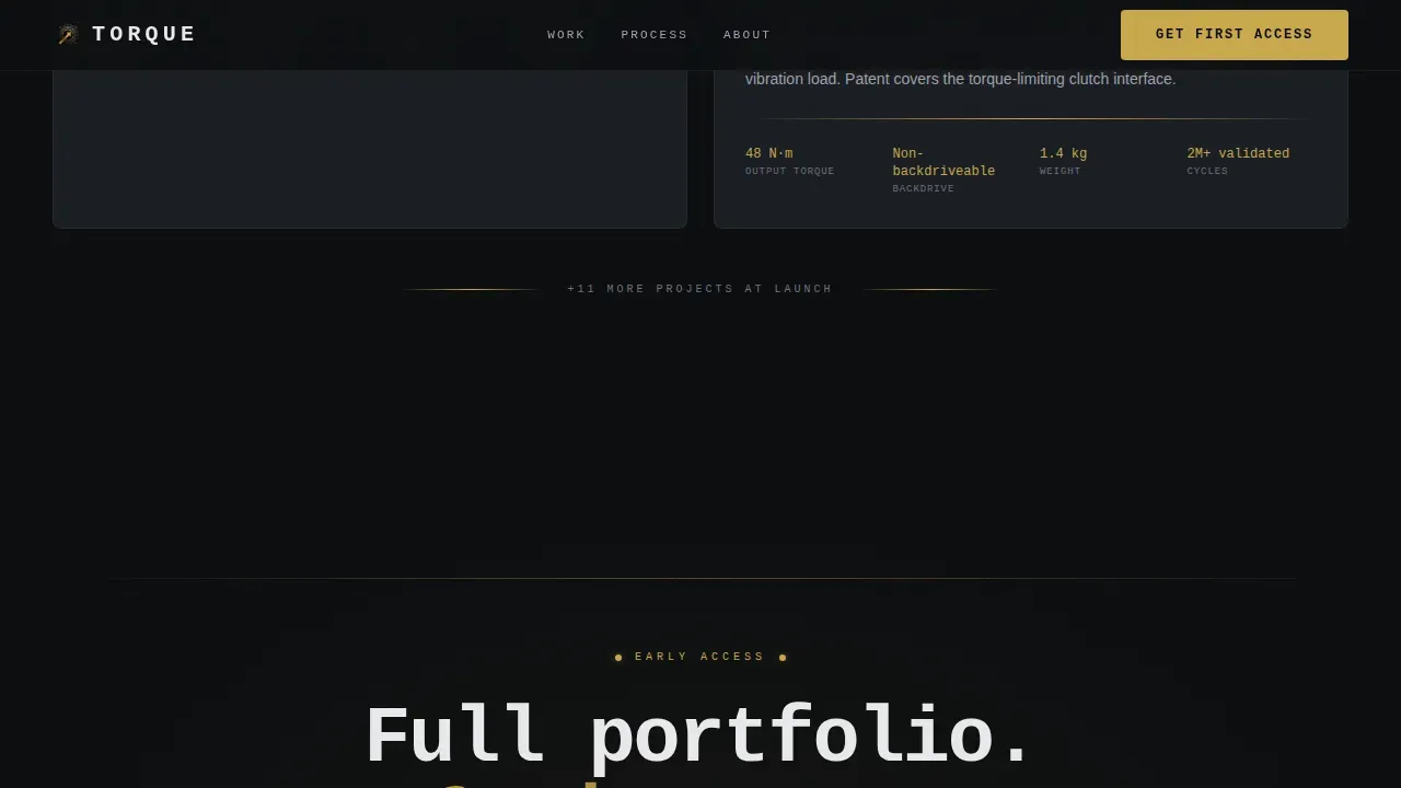 Mechanical Engineer Profile Pre-Launch Website Template
