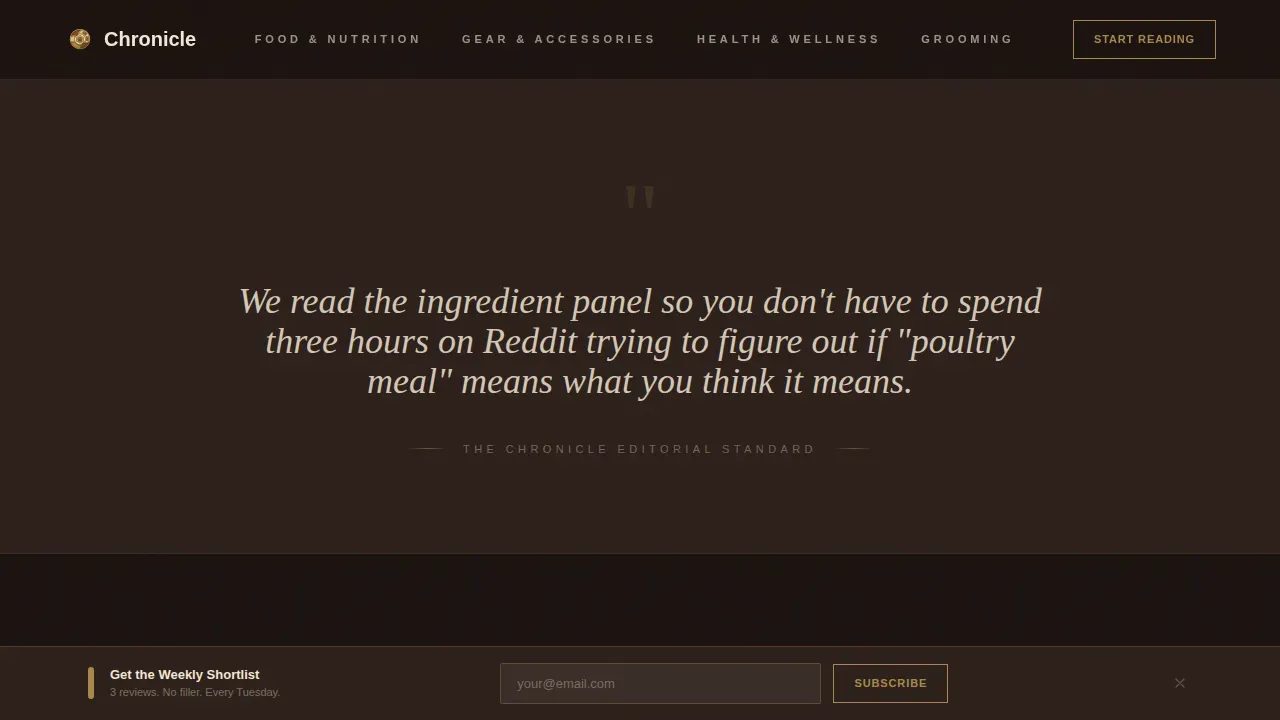 Trusted Pet Wellness Landing Page Template
